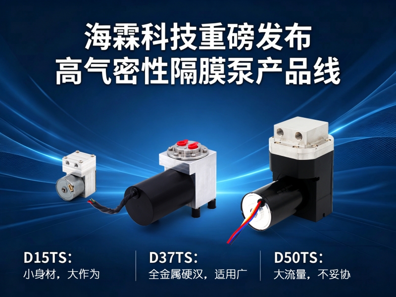 海霖科技重磅发布高气密性特种隔膜泵产品线