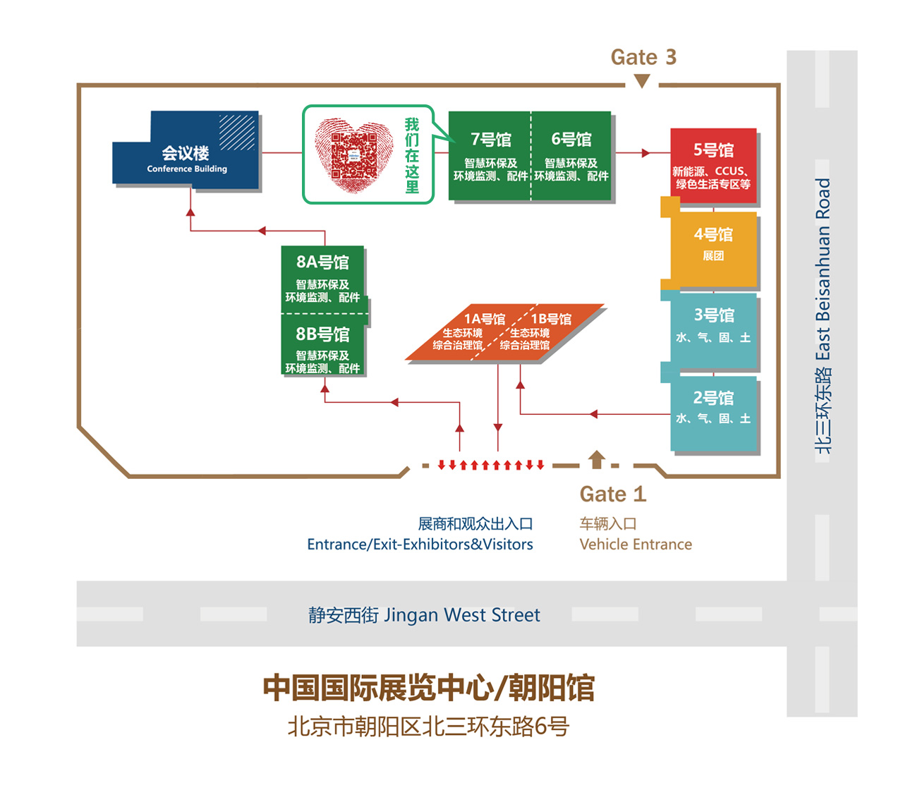 展馆平面